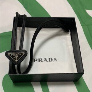 Prada Saffiano Leather Bolo Tie Unisex